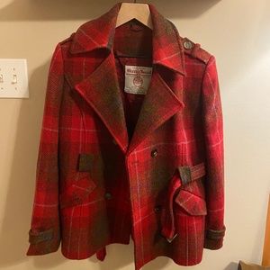 Harris Tweed Red Plaid Jacket
